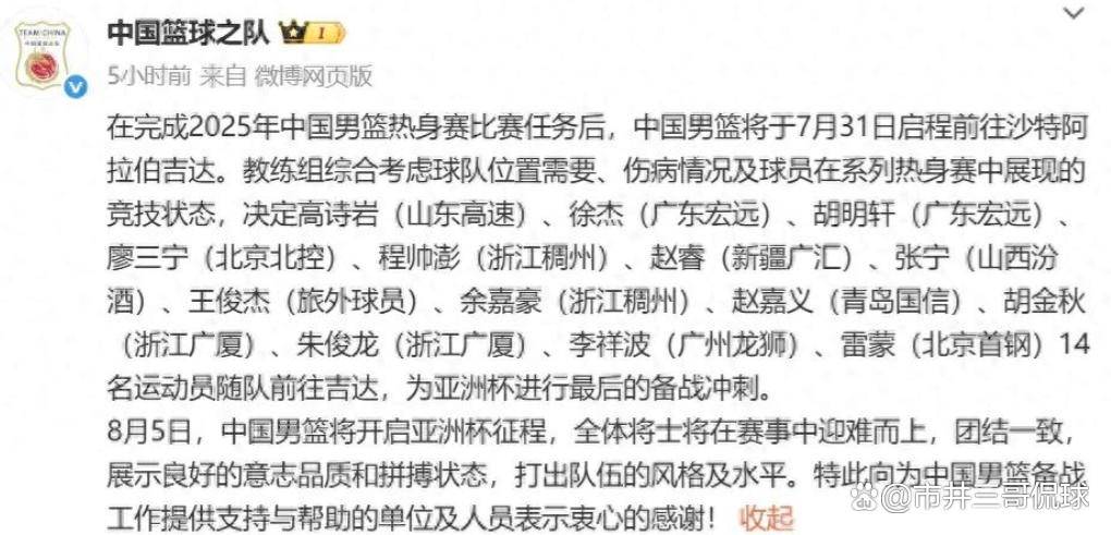 亚洲杯篮球联赛总决赛，悬念重重